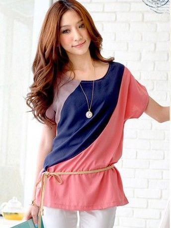 Blusa Em Chifon Importada Com Cinto - Produto Exclusivo
